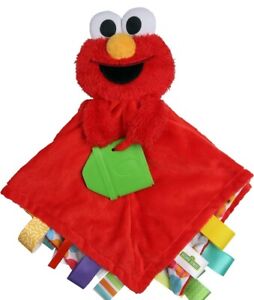 Elmo Bright Starts Soothing Security Blanket Sesame Street & Teether 0M+ 13 NEW.