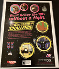 Retro Game Challenge on Nintendo DS - Gaming Print Ad / Poster / Wall Art  CLEAN