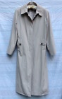 London Fog Trench Coat Womens Size 10 Removable Hood Beige