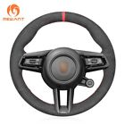 Steering Wheel Cover Wrap for Porsche 911 992 Macan Panamera Taycan 2019-2023 J