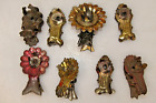 Lot Vintage Antique Assorted CANDLE HOLDERS Clip On Christmas Ornament Germany