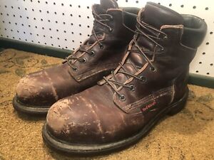 Red Wing 2406 Steel Toe Safety Boots Size 9 EE