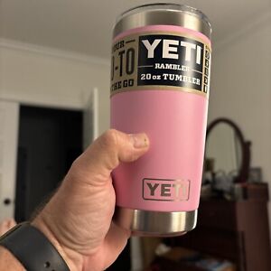 YETI Rambler Tumbler with Magslider Lid - 20oz, Power Pink