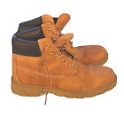 Timberland Classic Boots Boys Size 6.5 Big Kids Waterproof Nubuck Wheat 10960