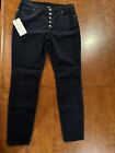 Cabi NWT Button Fly Skinny Corduroy, Size 12, Sapphire, Fall ‘22 #4236 ($130)