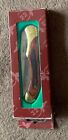 Gorgeous Muela Folding Brass Wood Handle Knife GL-10R made in Italy