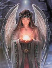 Yule Angel  Pagan Angel  Canvas Print   Anne Stokes
