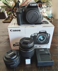 Canon EOS 2000D Rebel T7 24.1MP DSLR Camera W/ 18-55mm Lens + Canon EOS EF 50mm