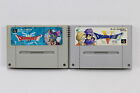 Lot of 2 Dragon Quest III 3 & V 5 SFC Nintendo Super Famicom SNES Japan Import