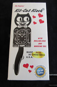 KIT CAT KLOCK USA ~~NIB~~ Limited Edition ~~SCARLET ~~Kit Kat Clock Novelty Mint