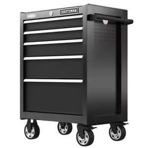 Craftsman 2000 Series 26.5-In W X 37.5-In H 5-Drawer Steel Rolling Tool Cabinet.