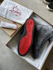 Christian Louboutin New $945 Sneakers Shoes Trainers 43 - 10        sku213  gray