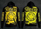Nirvana 1987 Smell like teen sprit Hoodie Rock Band pullover allover USA SIZES