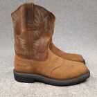 Ariat Sierra Boots Men’s Size 10.5 EE Wide Brown Black Pull On Leather 10010134