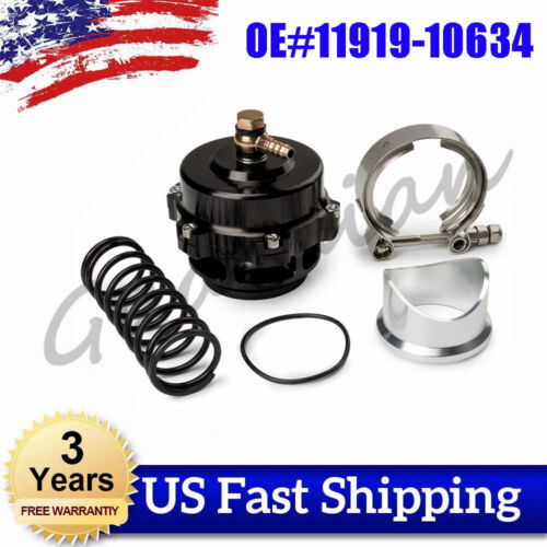 Black Q Series 50mm Blow Off Valve BOV (Ver. 2) 11919-10634 New For TIAL Flange