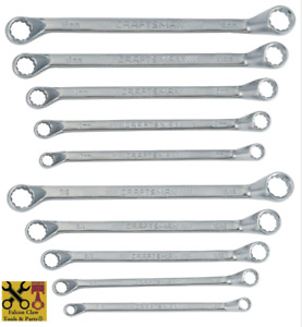 NEW CRAFTSMAN OFFSET BOX END WRENCH SET SAE INCH / METRIC MM 12 POINT 5 / 10 pc