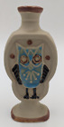 New ListingVintage Nara Stoneware Double Sided Owl Bisque Vase