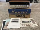 Vtg NIB 1968 Sansui 5000 Wood Stereophonic Tuner Amplifier NOS RARE AM/FM Stereo