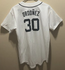 New Listing$9.99 Magglio Ordonez #30 MLB Detroit Tigers Vintage 90s Boys White Jersey XL
