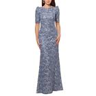 Xscape Womens Sequined Maxi Evening Dress Gown Petites BHFO 0221