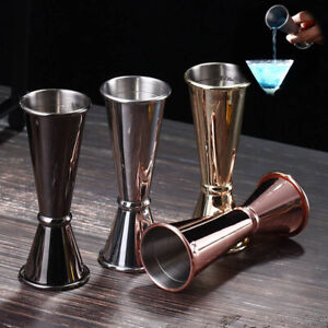 Japanese Design Measuring Double Spirit Cocktail Bar Jigger Stainless Steel Bar