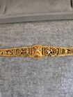 21k Gold MID EASTERN Bracelet (real Gold) approx 7Grams very intricate BEAUTIFUL