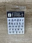 Studio G Clear Stamps - Alphabet, Letters, New!
