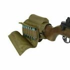 Rifle Buttstock shell holder & Padded Cheek Rest Ammo Cartridge Pouch Army USA