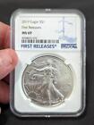 2019 First Release American Silver Eagle $1 Coin Graded NGC MS69
