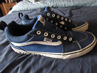 vans shoes men 10.5 used, blue/white. off the wall. lace up