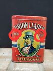 Antique advertising Union Leader Fat Boy rare version pocket tobacco tin-empty