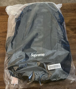 SUPREME BACKPACK BLACK OS SS24 (BRAND NEW) (100% AUTHENTIC)