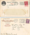 ( 2 ITEMS ) HORACE TEMPLE PRINTERS CRAZY COOL CANCEL COVERS POSTAL HISTORY