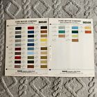1976 Ford Motors Automotive Colors by Nason Paint Chip Sample Sheet