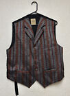 Vintage WAH Maker Vest Cowboy Frontier Clothing Made In USA Sz M