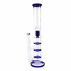 12.6'' Glass Bong Hookah Shisha Beaker Honeycomb Percolator Smoking Water Pipe