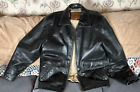 Vintage Black Ciro Citterio Leather Jacket   Mens Size  M