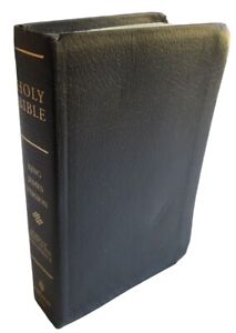 Holy Bible Pocket Size KJV Black Leather Cover Thomas Nelson 2001