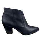 Frye Women's Jennifer Black Leather Ankle Boots Size US 8.5
