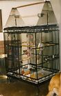 Bird Cage for large birds. Breeding cage with 2 separate compartments.