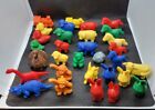 Lot Of 30 Rubber Animals Sorting Crafts