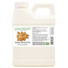 16 fl oz Sweet Almond Oil (100% Pure & Natural) Plastic Jug - For Hair & Skin
