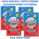 New ListingAtlanta Braves 2022 MLB Topps Chrome Platinum Hobby Lite 4 Box Break #155
