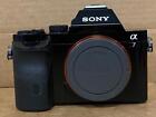 SONY  A7 MIRRORLESS DIGITAL CAMERA- NOT WORKING SELLING FOR PARTS ONLY.