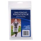 Reusable Clear Plastic Rain Poncho, Water Proof Durable & Hooded Rain Cover