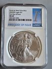 2020 (W) American Silver Eagle, NGC Certified MS69, First Day of Issue