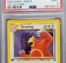 Ursaring Holo 1st Edition 15/75 PSA 9 Mint Pokemon Neo Discovery #15 Card