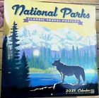 NEW National Parks Classic Travel Posters 2021 Wall Calendar COLLECTIBLE