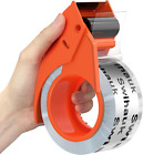 Heavy Duty Packing Tape with Dispenser, Strong Durable Shipping Tape, Packaging