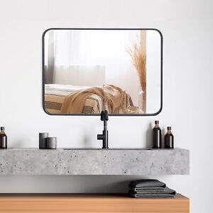 22''×30'' Rectangular Bathroom Mirror Wall Mirror with Metal Frame Bedroom Home